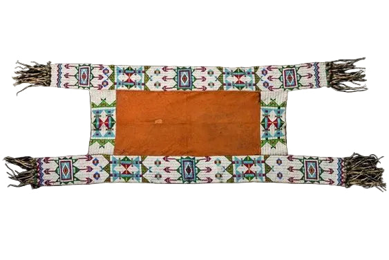 Native American Beaded Saddle Blanket