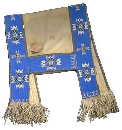 Native American Beaded Saddle Blanket