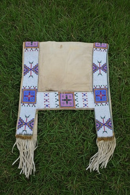 Native American Beaded Saddle Blanket