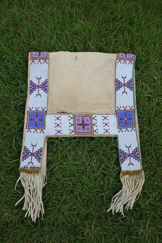 Native American Beaded Saddle Blanket