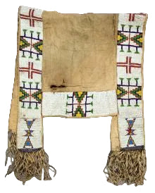 Native American Beaded Saddle Blanket