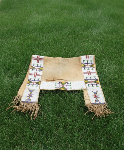Native American Beaded Saddle Blanket