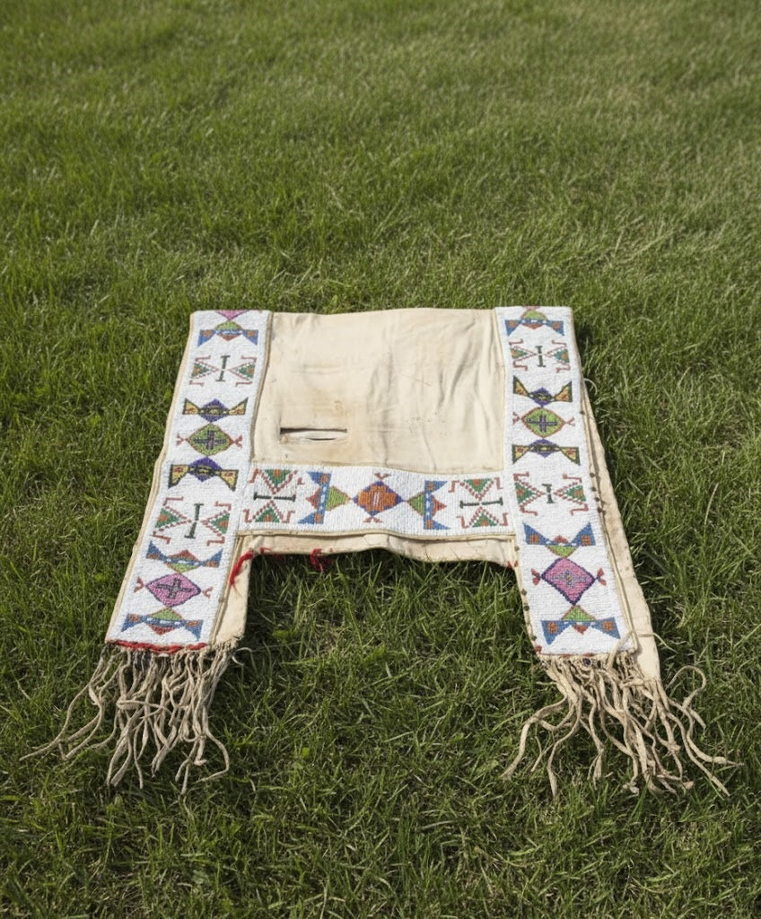 Native American Beaded Saddle Blanket