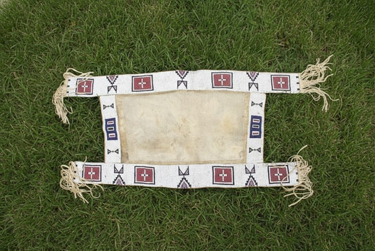 Native American Beaded Saddle Blanket