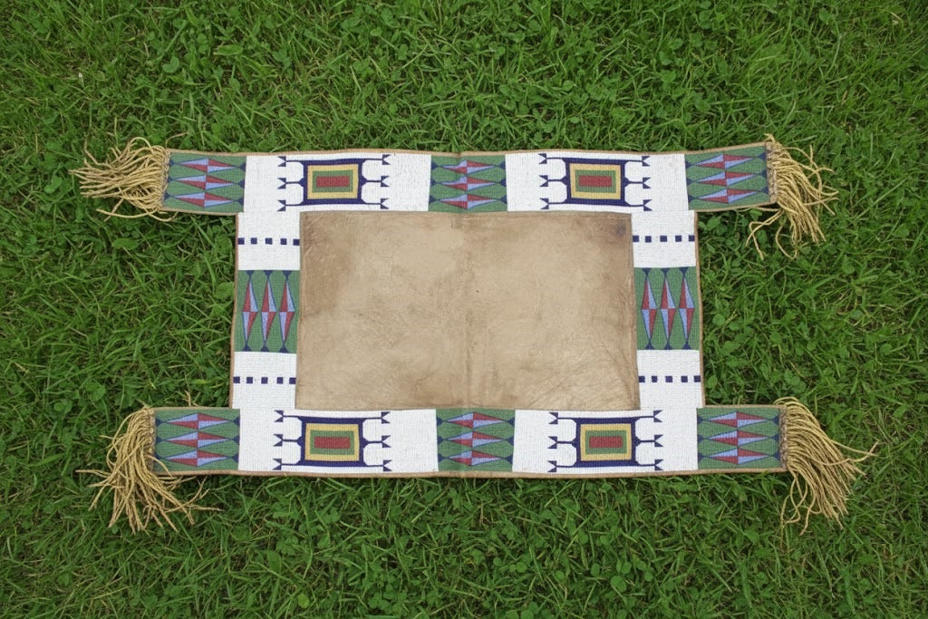 Native American Beaded Saddle Blanket