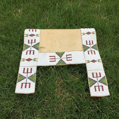 Native American Beaded Saddle Blanket