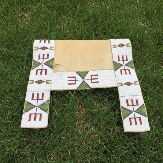 Native American Beaded Saddle Blanket