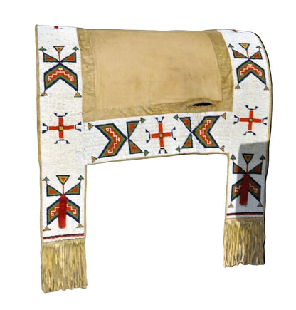 Native American Beaded Saddle Blanket