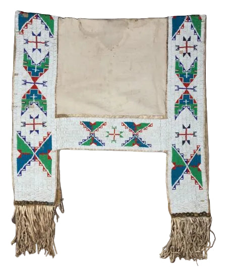 Native American Beaded Saddle Blanket