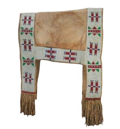 Native American Beaded Saddle Blanket