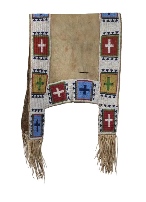 Native American Beaded Saddle Blanket