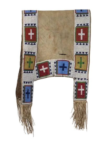 Native American Beaded Saddle Blanket