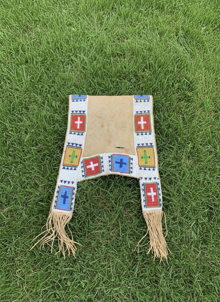 Native American Beaded Saddle Blanket