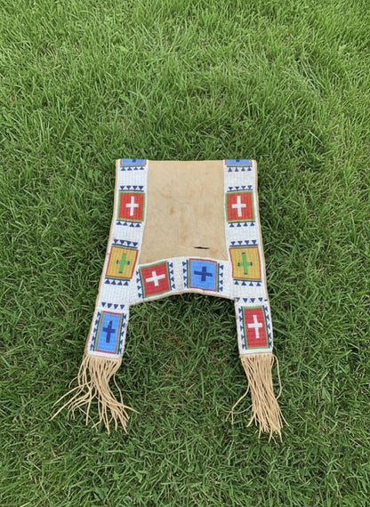 Native American Beaded Saddle Blanket