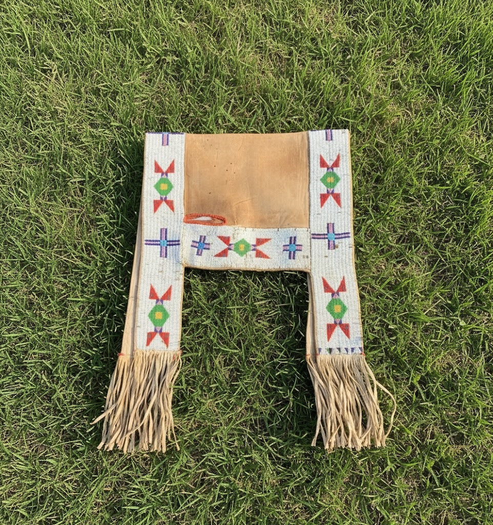Native American Beaded Saddle Blanket
