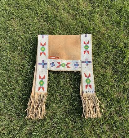 Native American Beaded Saddle Blanket