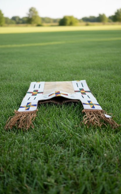 Native American Beaded Saddle Blanket