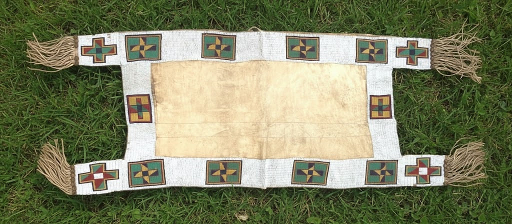 Native American Beaded Saddle Blanket