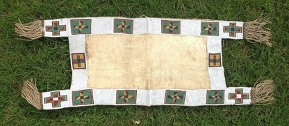Native American Beaded Saddle Blanket