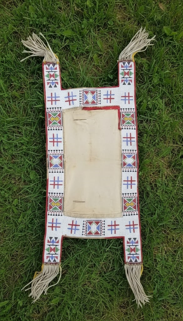 Native American Beaded Saddle Blanket