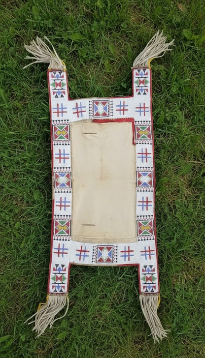 Native American Beaded Saddle Blanket