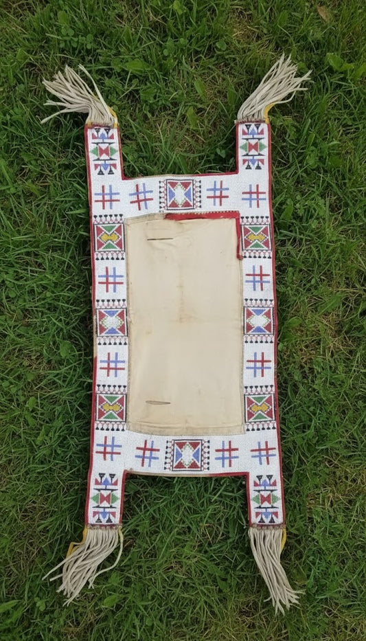 Native American Beaded Saddle Blanket