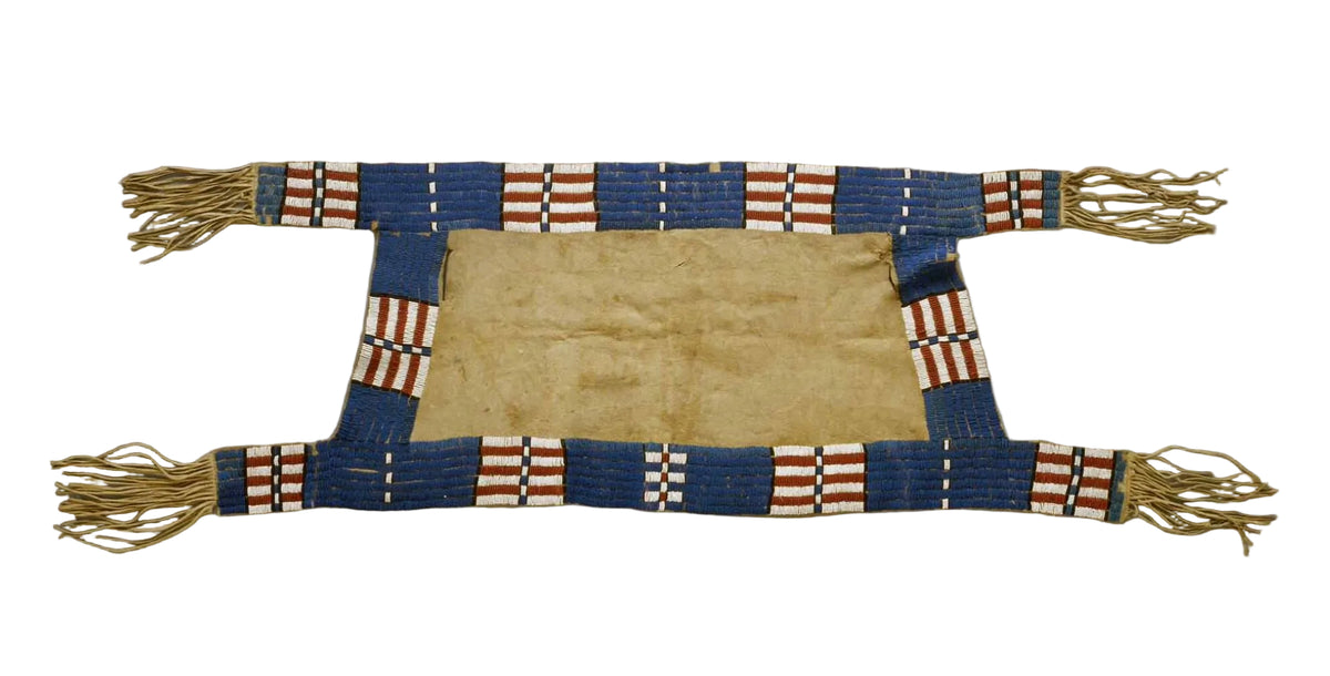 Native American Beaded Saddle Blanket