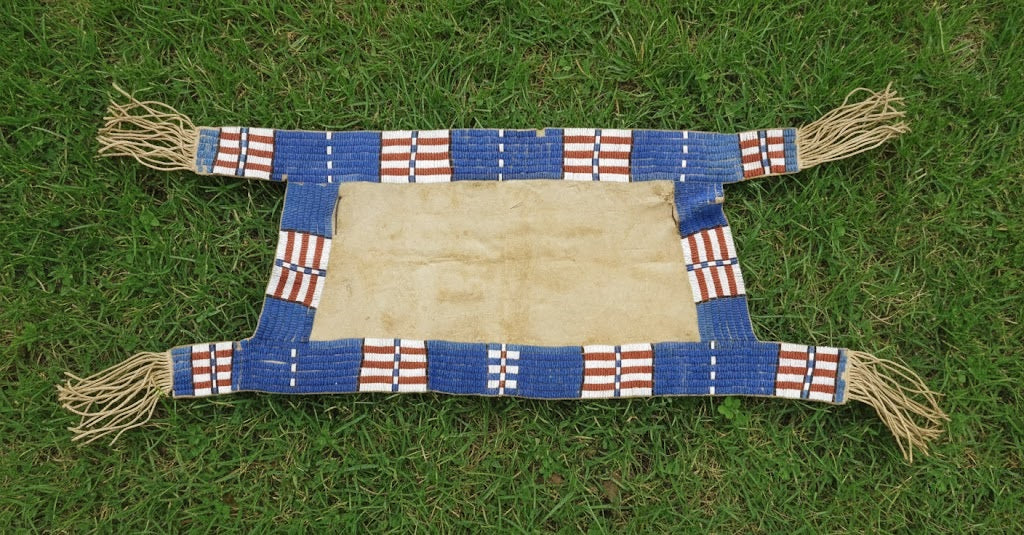 Native American Beaded Saddle Blanket