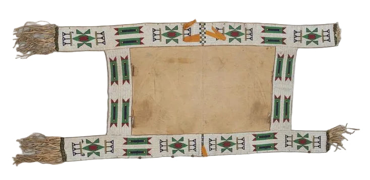 Native American Beaded Saddle Blanket