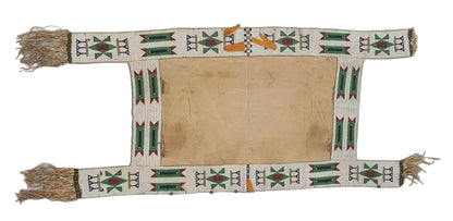 Native American Beaded Saddle Blanket