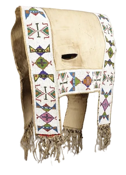 Native American Beaded Saddle Blanket