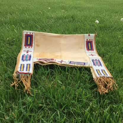 Native American Beaded Saddle Blanket