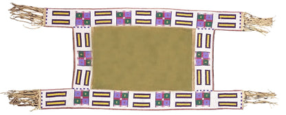 Native American Beaded Saddle Blanket