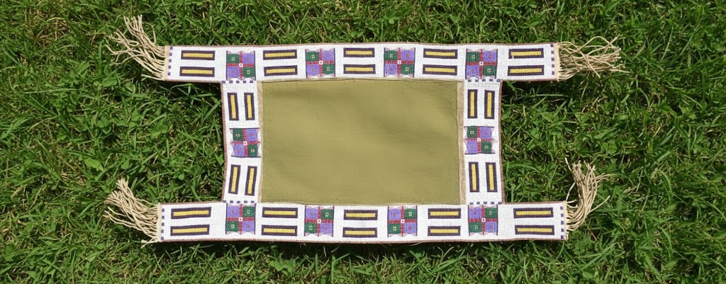 Native American Beaded Saddle Blanket