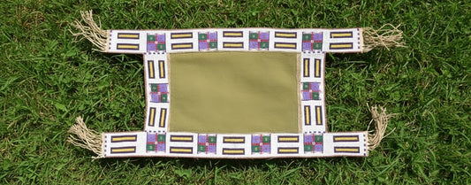 Native American Beaded Saddle Blanket