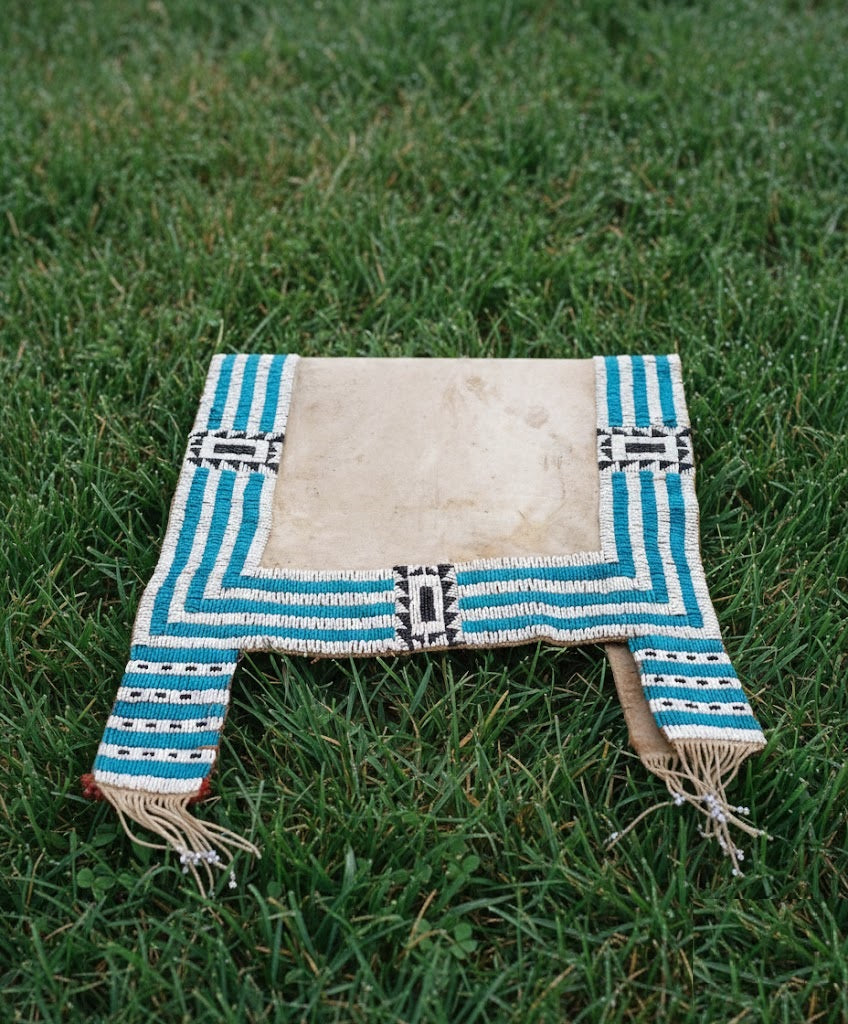 Native American Beaded Saddle Blanket