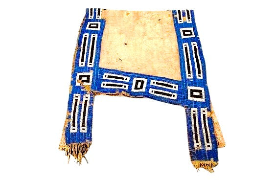 Handcrafted Native American Beaded Horse Regalia Saddle Blanket PWSD104