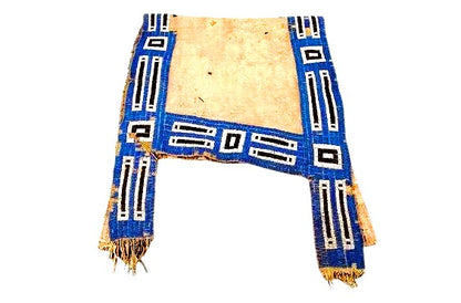 Handcrafted Native American Beaded Horse Regalia Saddle Blanket PWSD104