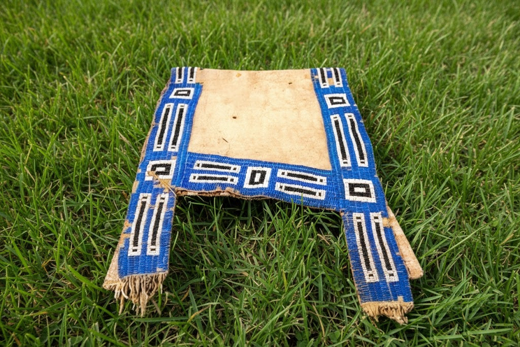 Native American Beaded Saddle Blanket