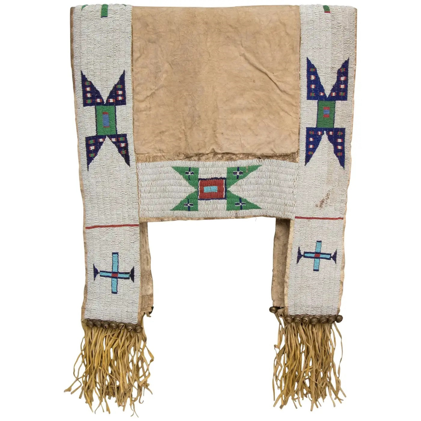 Native American Beaded Saddle Blanket