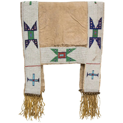 Native American Beaded Saddle Blanket