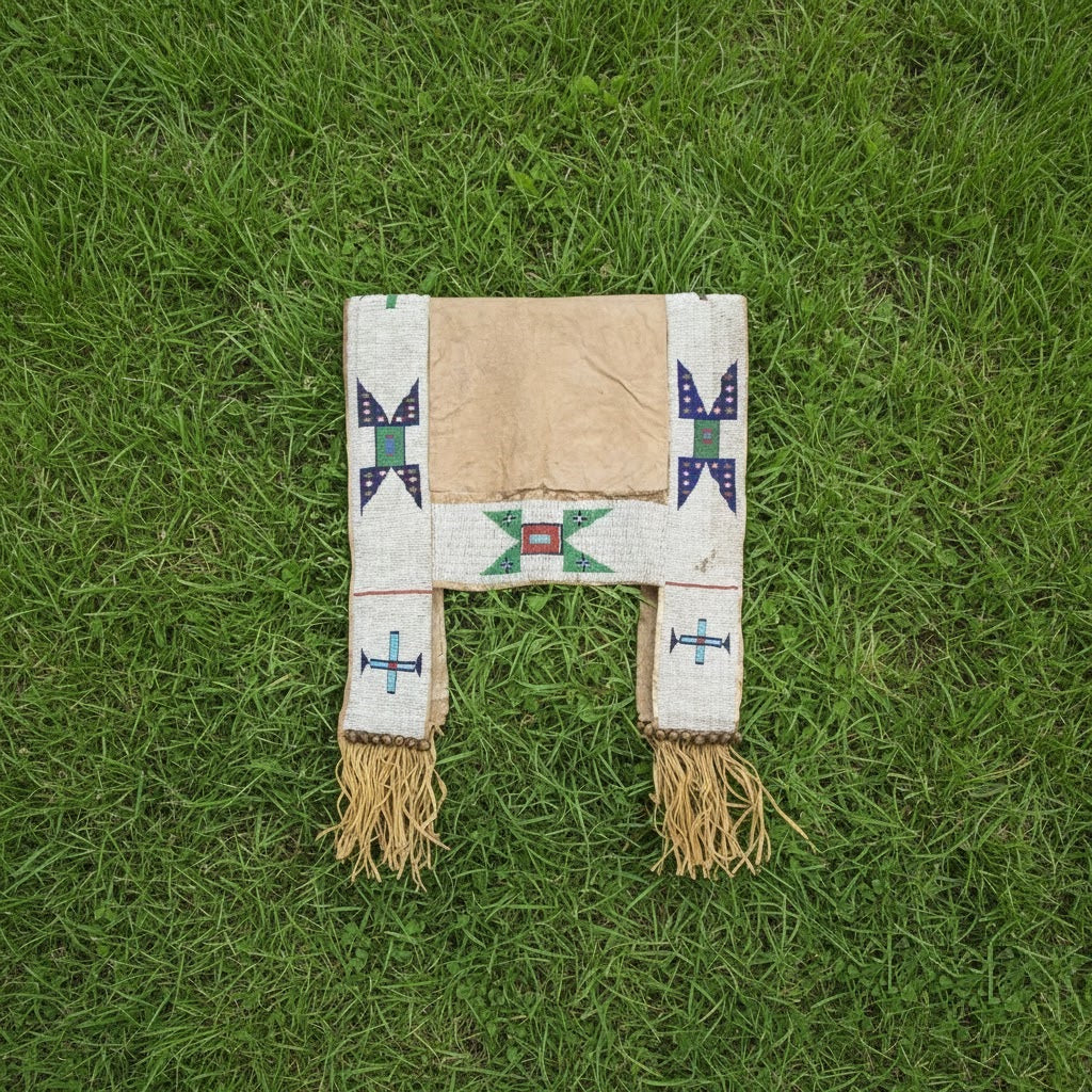 Native American Beaded Saddle Blanket