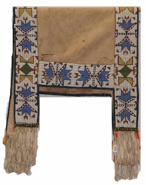 Native American Beaded Saddle Blanket