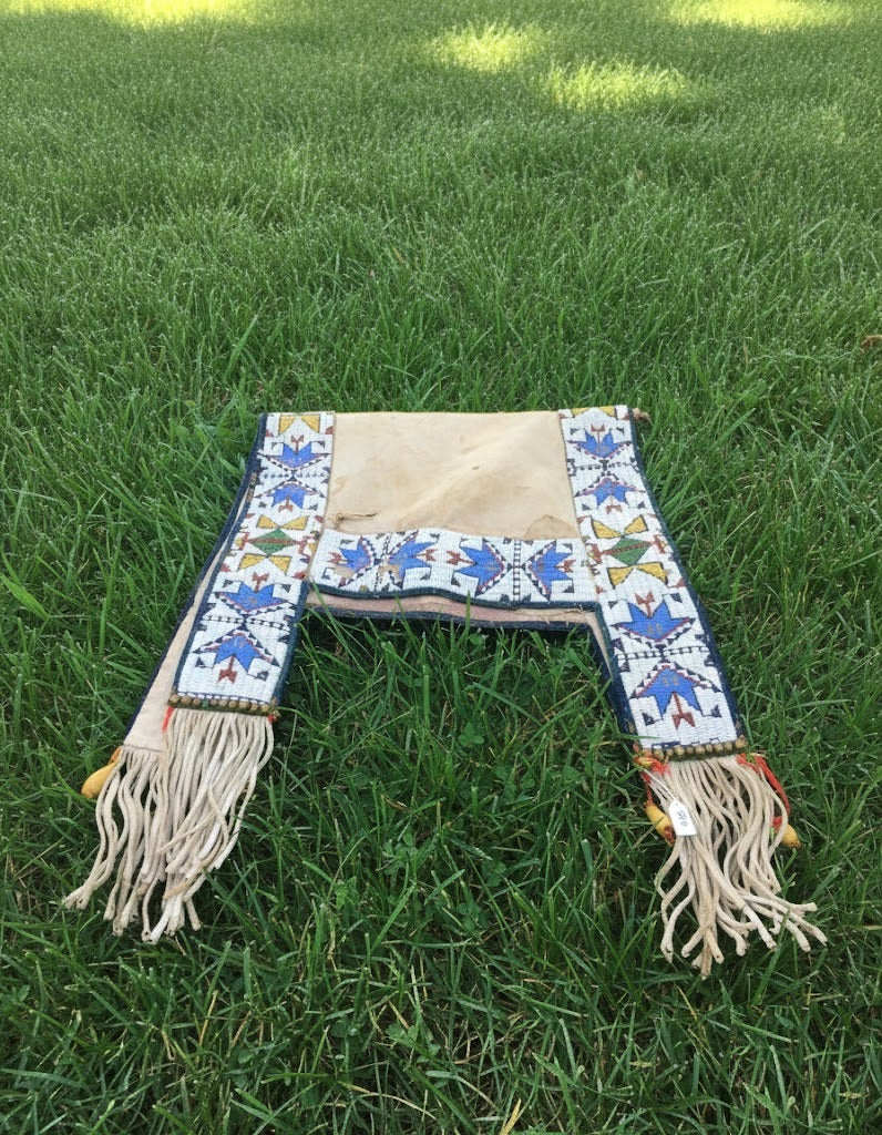 Native American Beaded Saddle Blanket