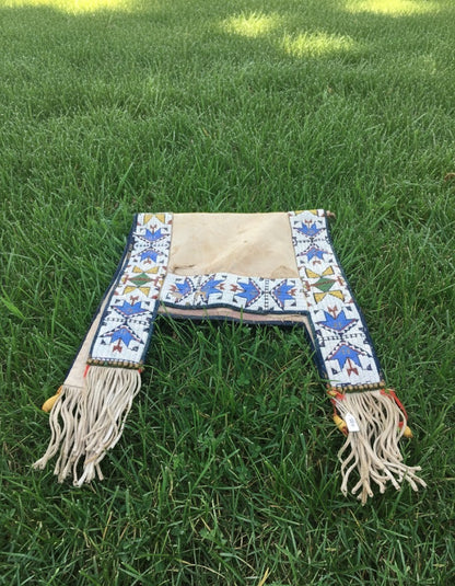Native American Beaded Saddle Blanket