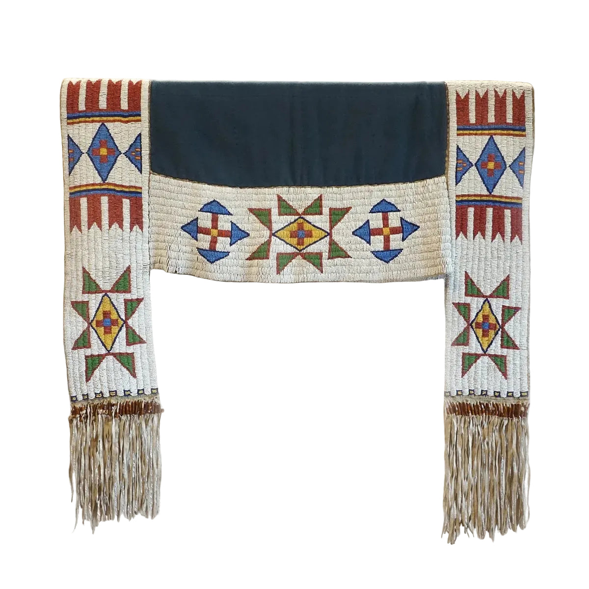 Native American Beaded Saddle Blanket
