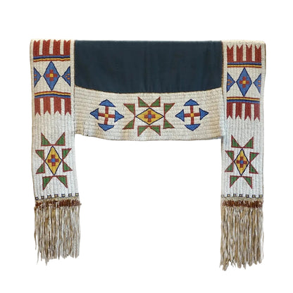 Native American Beaded Saddle Blanket