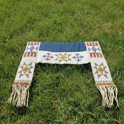 Native American Beaded Saddle Blanket
