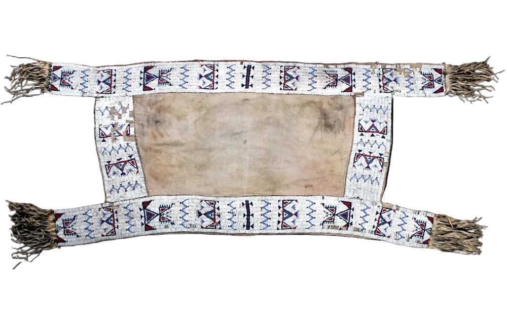Native American Beaded Saddle Blanket