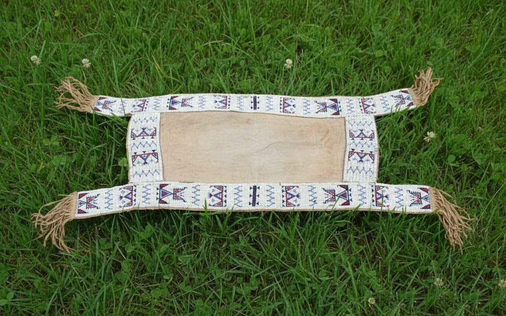 Native American Beaded Saddle Blanket